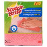 Lavete Umede Clasice - 3M Scotch Brite Sponge Cloth Classic, 5 buc