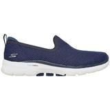 Pantofi sport femei Skechers Go Walk 6 - Clear Vi 124505-NVY, 38, Albastru