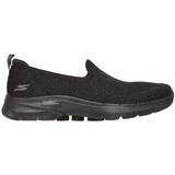 Pantofi sport femei Skechers Go Walk 6 - Clear Vi 124505-BBK, 38, Negru