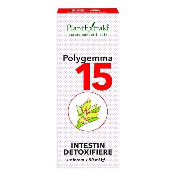 SHORT LIFE - Polygemma Nr 15 Intestin - Detoxifiere Plantextrakt, 50 ml