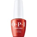 Lac de Unghii Semipermanent Vegan si Hema-Free - OPI Gel Color, nuanta Gimme a Lido Kiss, 15 ml