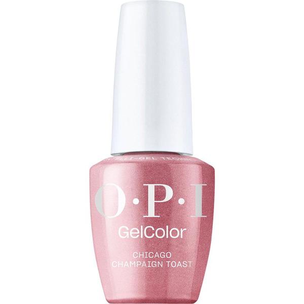 Lac de Unghii Semipermanent Vegan si Hema-Free - OPI Gel Color, nuanta Chicago Champagne Toast, 15 ml