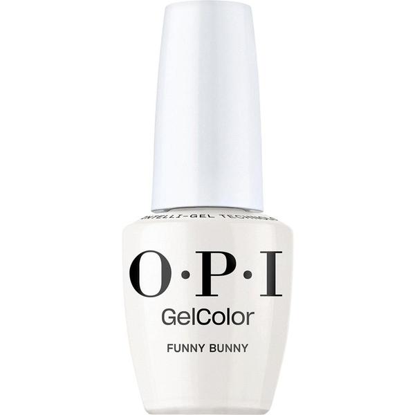 Lac de Unghii Semipermanent Vegan si Hema-Free - OPI Gel Color, nuanta Funny Bunny™, 15 ml