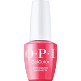 Lac de Unghii Semipermanent Vegan si Hema-Free - OPI Gel Color, nuanta Strawberry Margarita, 15 ml