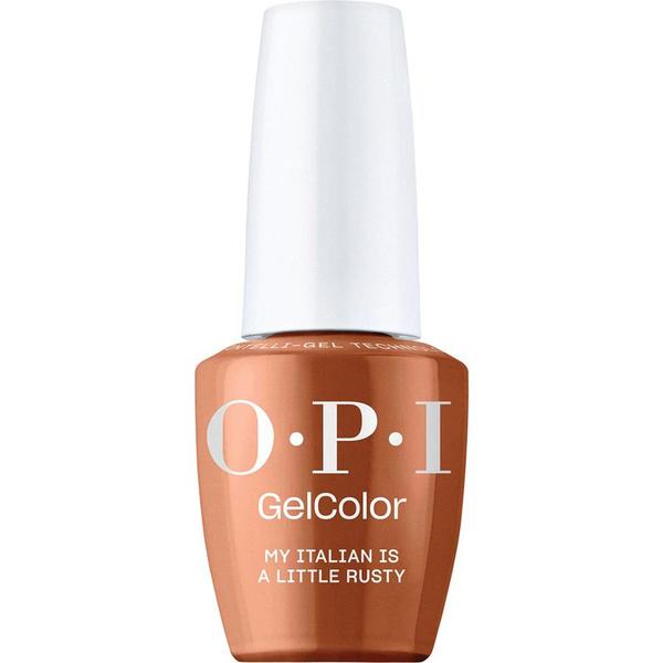 Lac de Unghii Semipermanent Vegan si Hema-Free - OPI Gel Color, nuanta My Italian is a Little Rusty, 15 ml