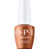 Lac de Unghii Semipermanent Vegan si Hema-Free - OPI Gel Color, nuanta My Italian is a Little Rusty, 15 ml