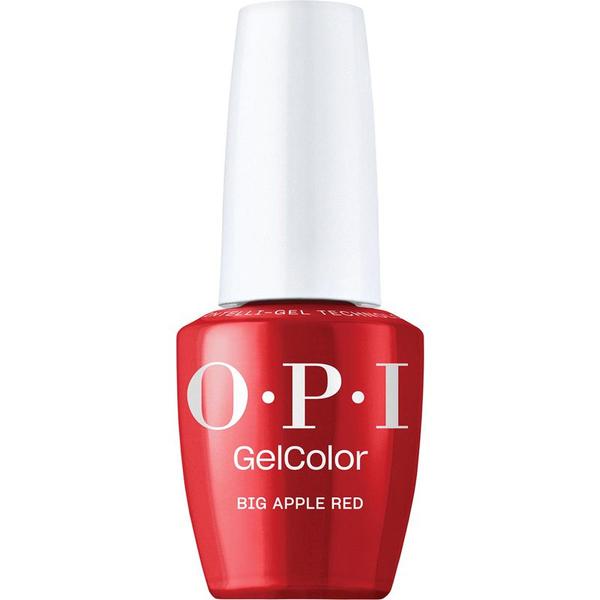 Lac de Unghii Semipermanent Vegan si Hema-Free - OPI Gel Color, nuanta Big Apple Red™, 15 ml