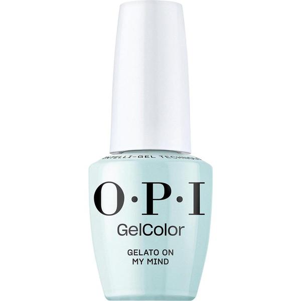 Lac de Unghii Semipermanent Vegan si Hema-Free - OPI Gel Color, nuanta Gelato on My Mind™, 15 ml