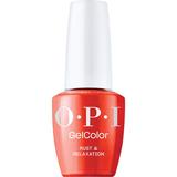 Lac de Unghii Semipermanent Vegan si Hema-Free - OPI Gel Color, nuanta Rust & Relaxation, 15 ml