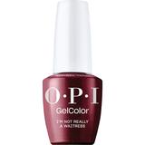 Lac de Unghii Semipermanent Vegan si Hema-Free - OPI Gel Color, nuanta I'm Not Really a Waitress™, 15 ml