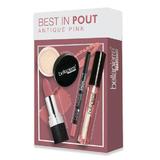 Set pentru buze Bellapierre, Best In Pout, Antique Pink