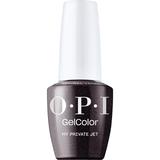 Lac de Unghii Semipermanent Vegan si Hema-Free - OPI Gel Color, nuanta My Private Jet, 15 ml