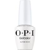 Lac de Unghii Semipermanent Vegan si Hema-Free - OPI Gel Color, nuanta Alpine Snow™, 15 ml