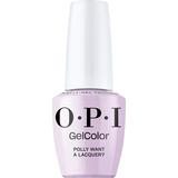 Lac de Unghii Semipermanent Vegan si Hema-Free - OPI Gel Color, nuanta Polly Want a Lacquer?, 15 ml