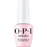 Lac de Unghii Semipermanent Vegan si Hema-Free - OPI Gel Color, nuanta Getting Nadi On My Honeymoon, 15 ml