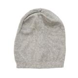 Caciula Beanie Gri din Tricot Subtire de Casmir 