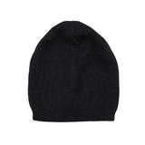 Caciula Beanie Neagra din Tricot Subtire de Casmir