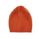 Caciula Beanie Portocalie din Tricot Subtire de Casmir