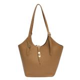 Geanta Shopper Maro-Camel cu Catarama