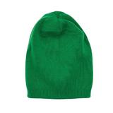 Caciula Beanie Verde din Tricot Subtire de Casmir