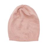 Caciula Beanie Roz din Tricot Subtire de Casmir 