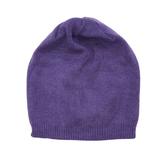 Caciula Beanie Mov din Tricot Subtire de Casmir 