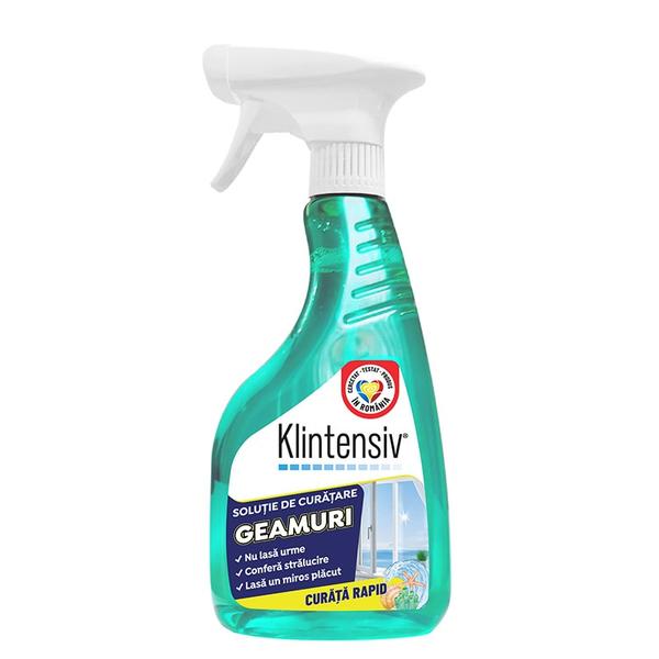 Solutie de Curatare Geamuri Klintensiv, 500 ml