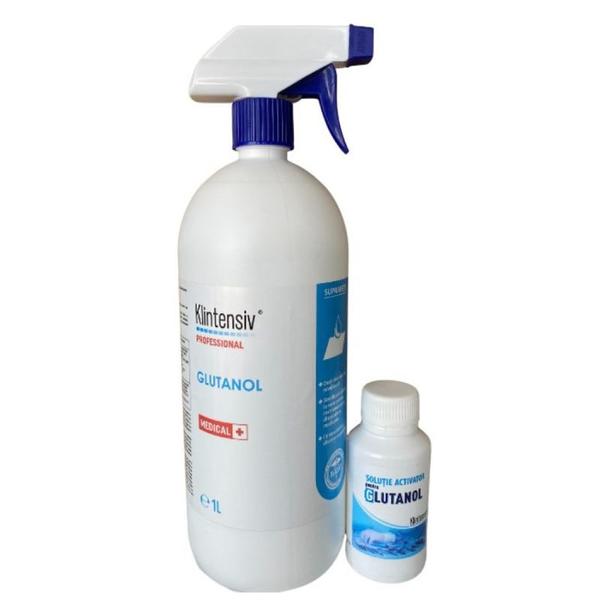 Dezinfectant pentru Suprafete si Instrumentar - Klintensiv Glutanol RTU, 1000 ml