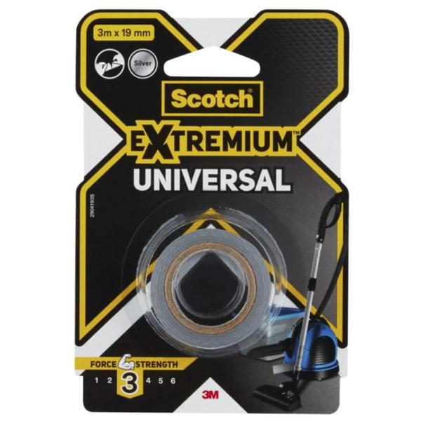 Banda Adeziva pentru Reparatii - 3M Scotch Extremium, Gri, 19 mm x 3 m, 1 buc