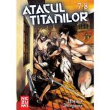 Atacul Titanilor Omnibus 4 Vol.7 + Vol.8 - Hajime Isayama, editura Nemira