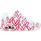 Pantofi sport femei Skechers Uno-spread The Love 155507-WRPK, 38, Alb