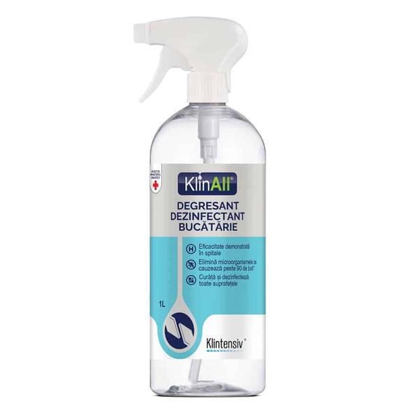 Degresant Dezinfectant pentru Bucatarie - Klintensiv KlinAll, 1000 ml