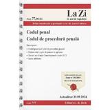 Codul penal. Codul de procedura penala Act. 30 Septembrie 2024 Ed. Spiralata - Aurel Ciobanu, editura C.h. Beck