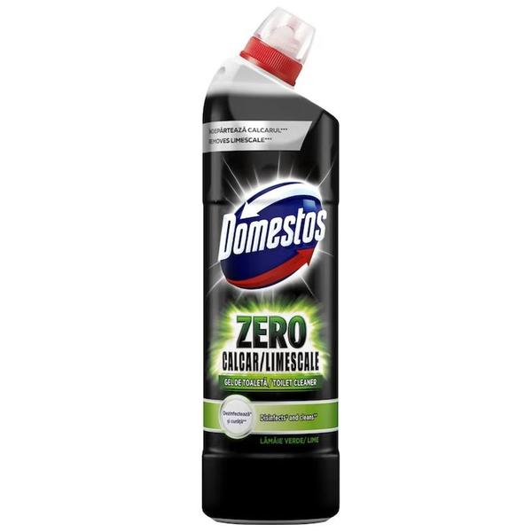 Gel de Toaleta Zero Calcar Lamaie Verde - Domestos Zero Limescale Toilet Cleaner Lime, 750 ml