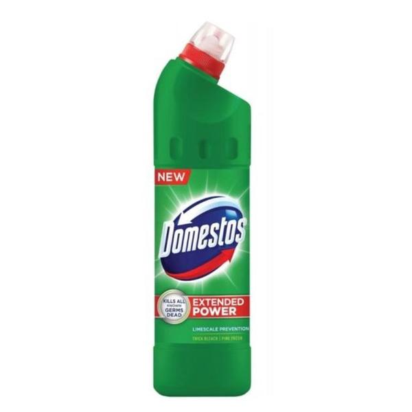 Dezinfectant pentru Toaleta - Domestos Thick Bleach Pine Fresh Extended Power, 1000 ml