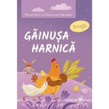 Hai sa citim cu litere mari de tipar! Gainusa harnica. Povesti, editura Arc