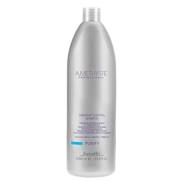 Sampon Purificator pentru Controlul Matretii - FarmaVita Amethyste Professional Dandruff Control Shampoo Purify, 1000 ml