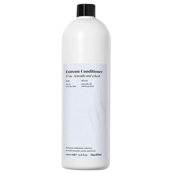 Balsam pentru Par Uscat cu Avocado si Grau - Farmavita Extreme Conditioner Back Bar N06, 1000 ml