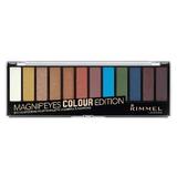 Paleta de farduri pentru pleoape, Rimmel London Magnif’eyes 004 Colour Edition, 14.2 g