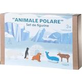 Set figurine din lemn: Animale polare