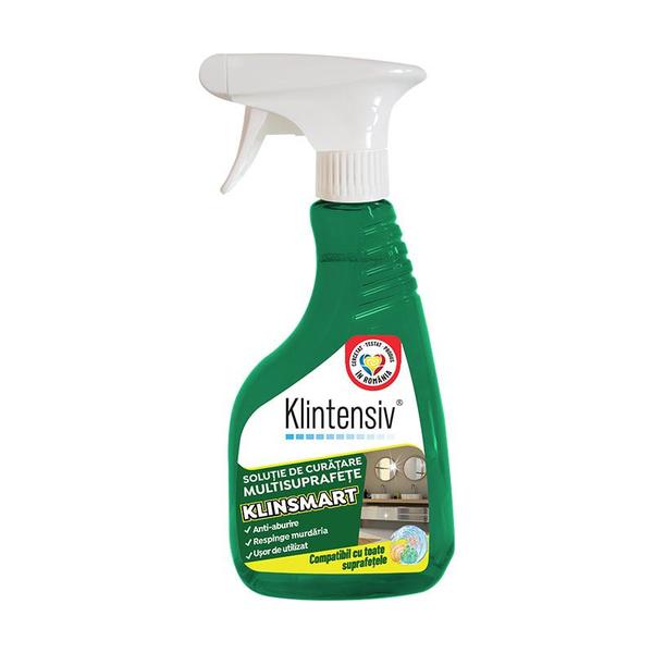 Solutie Curatare cu Efect Remanent - Klintensiv KlinSMART Multisuprafete, 500 ml