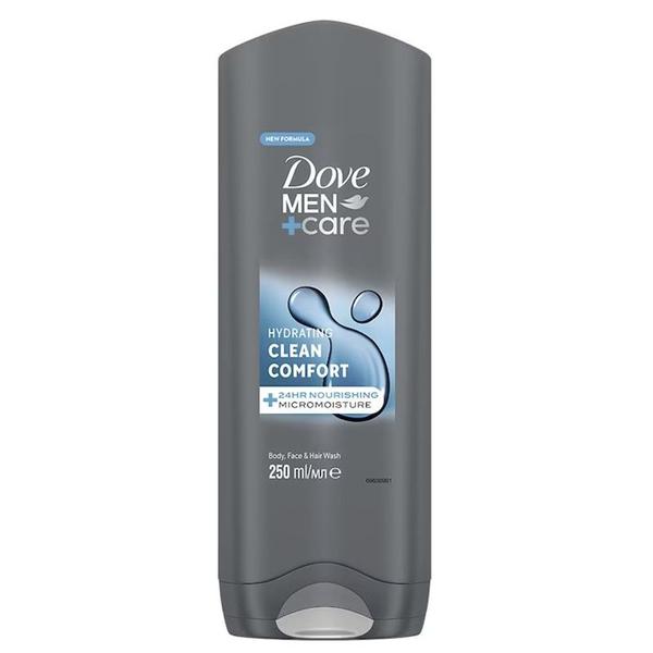 Gel de Dus pentru Barbati - Dove Men +Care Hydrating Clean Comfort Body, Face & Hair Wash, 250 ml