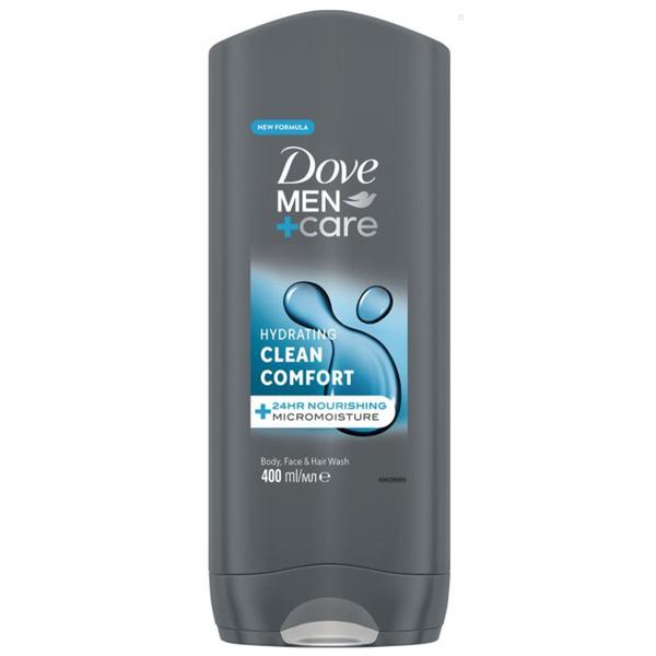 Gel de Dus pentru Barbati - Dove Men +Care Hydrating Clean Comfort Body, Face & Hair Wash, 400 ml