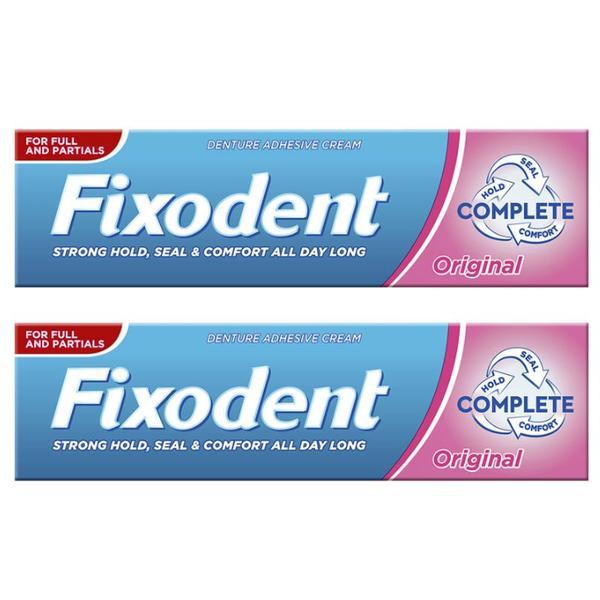 SHORT LIFE - Crema Adeziva pentru Proteza Dentara - Fixodent Complete Original Duo Pack, 94 g