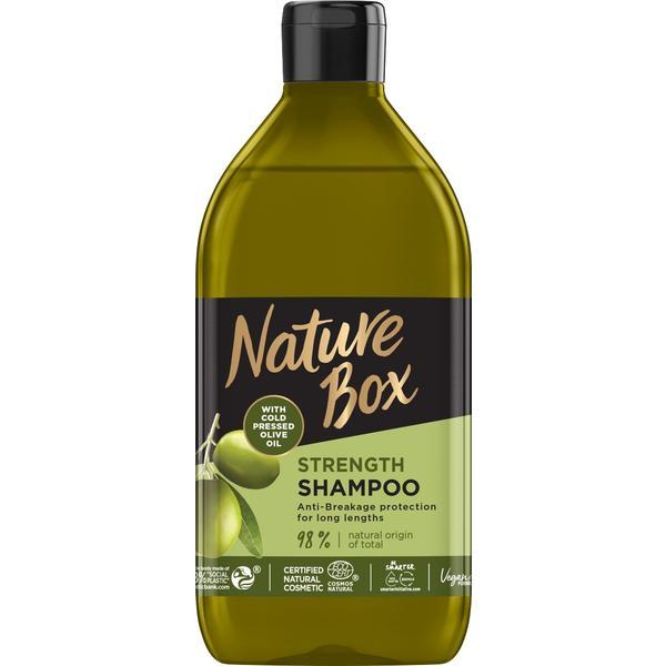 SHORT LIFE - Sampon Fortifiant cu Ulei de Masline Presat la Rece - Nature Box Strength Shampoo with Cold Pressed Olive Oil, 385 ml