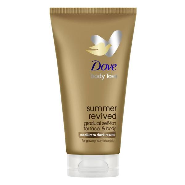 Lotiune Autobronzanta - Dove Body Love Summer Revived Medium to Dark Results, 75 ml