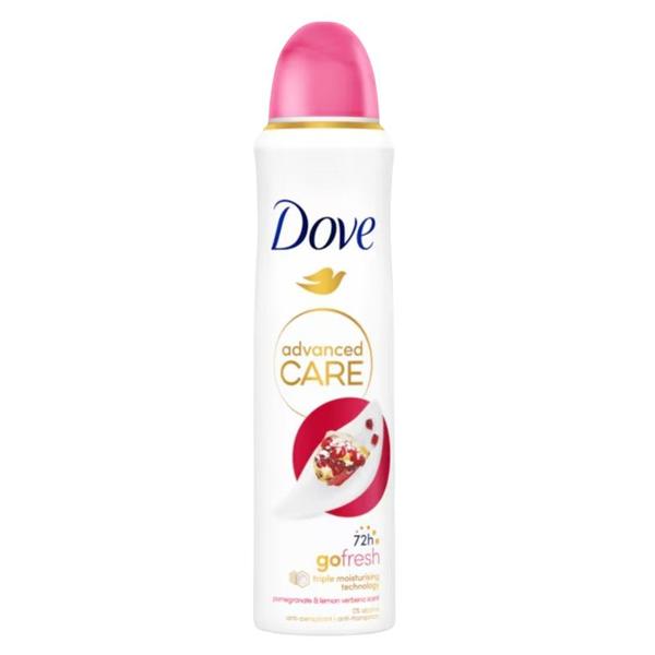 Deodorant Spray - Dove Advanced Care Go Fresh Pomegranate & Lemon Verbena, 150 ml