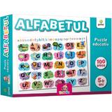 Alfabetul - Puzzle Educativ 100 de Piese