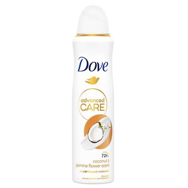 Deodorant Spray - Dove Advanced Care Coconut & Jasmine Flower, 150 ml