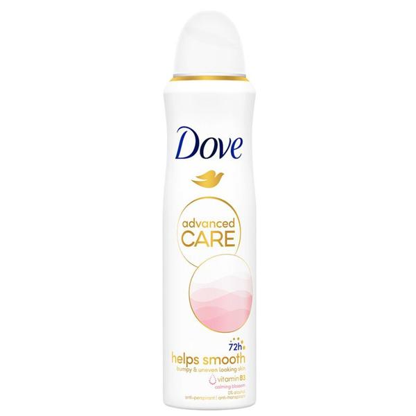 Deodorant Spray - Dove Advanced Care Helps Smooth Calming Blossom, 150 ml